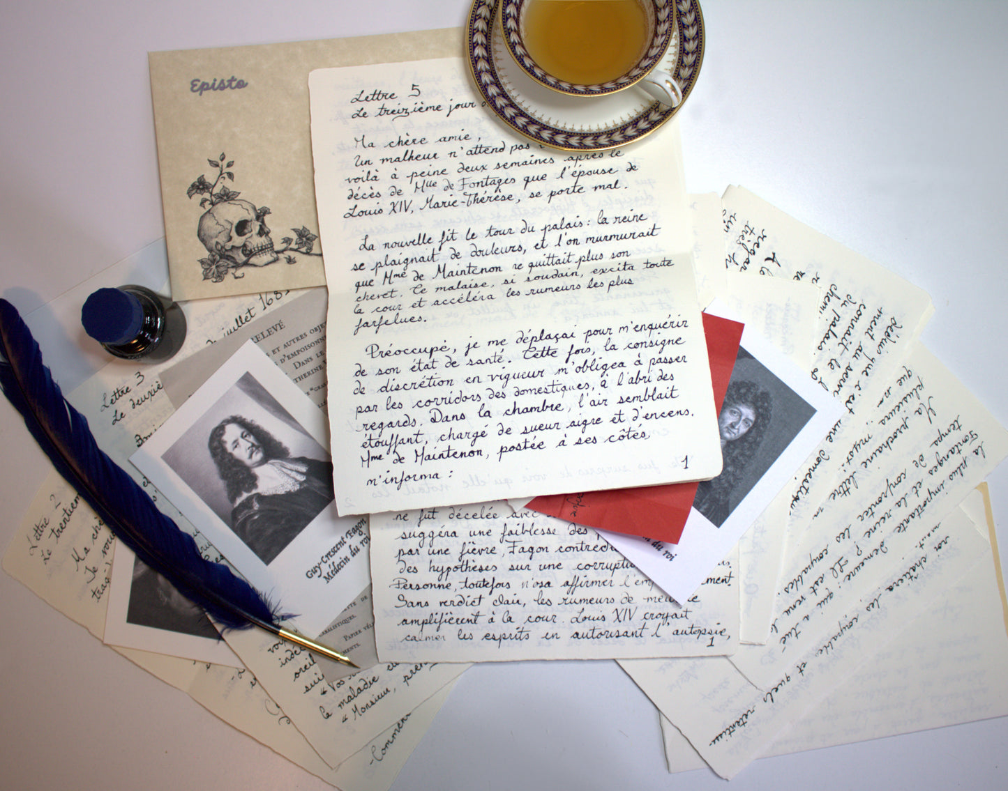 La conspiration des poisons - Récit épistolaire de 12 lettres