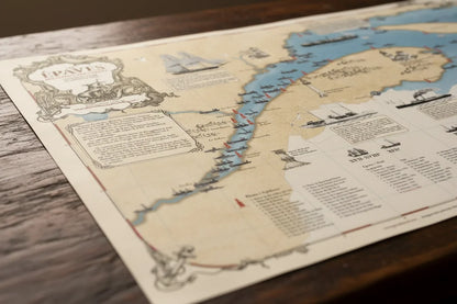 Carte des épaves du Fleuve St-Laurent